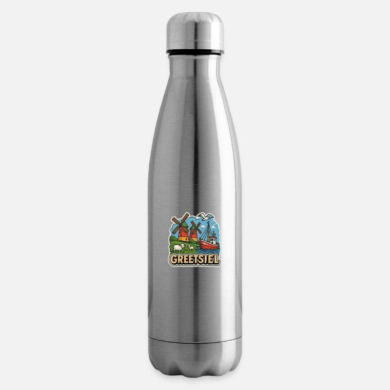 Greetsiel - Isolierflasche - Lightsilver