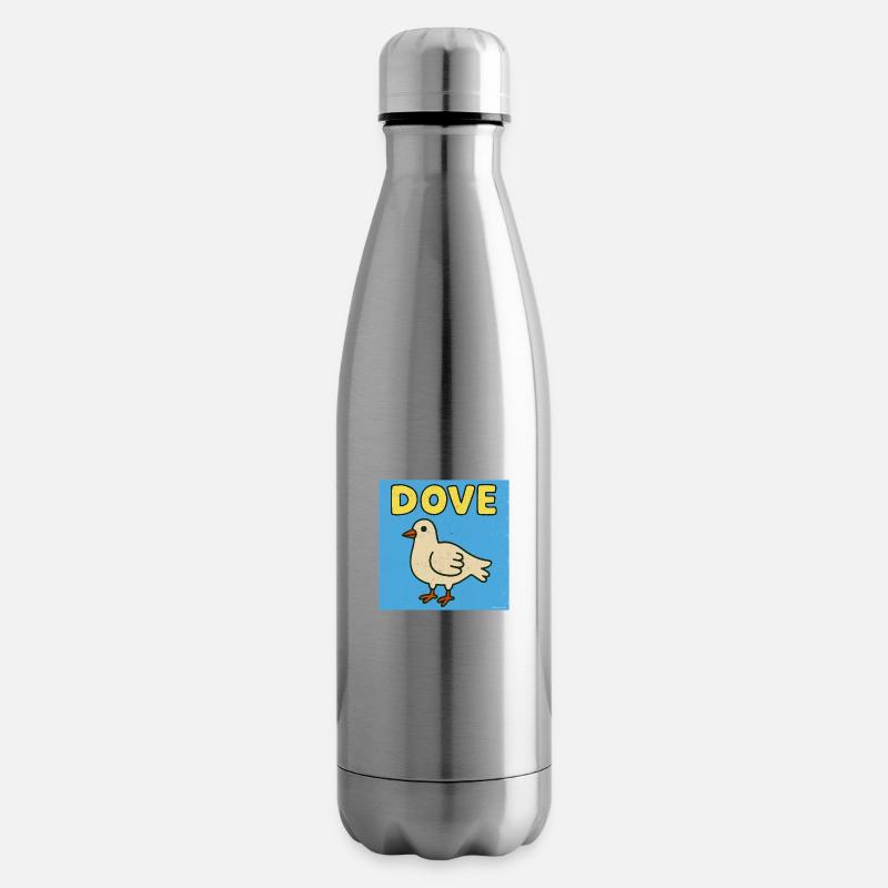 Dove - Frieden raus - Isolierflasche - Lightsilver
