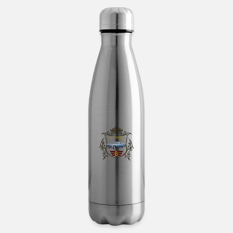 70 ans - Bouteille isotherme - argent clair