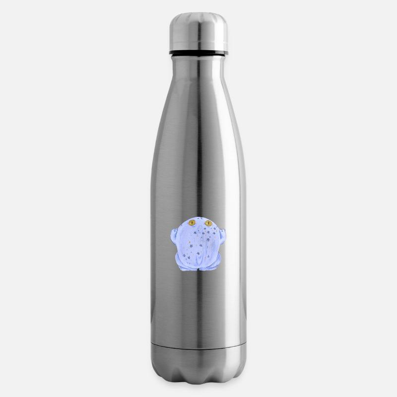 Frog toad in pastel - Insulated Water Bottle - silver