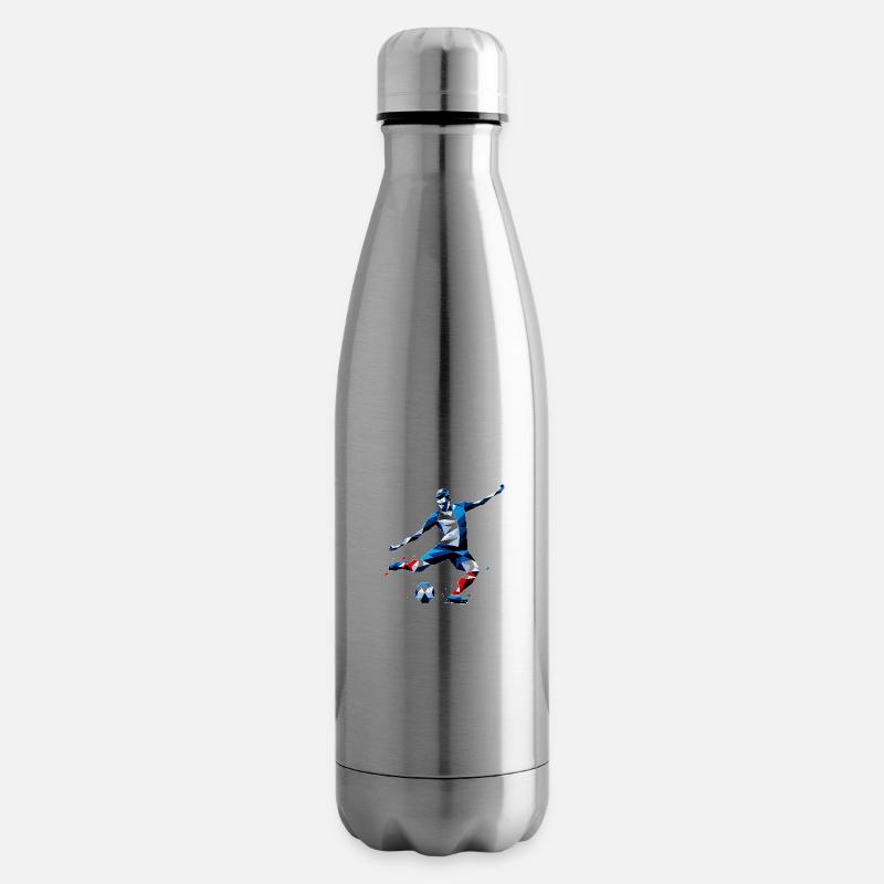 Fussball Frankreich - Isolierflasche - Lightsilver