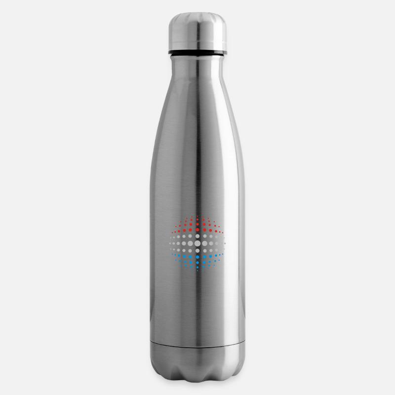 geo_dotsphere_luxembourg_3c01 - Isolierflasche - Lightsilver