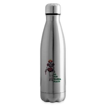 Clown / Circus / Carnival / Carnival / Playful - Insulated Water Bottle - silver - Right