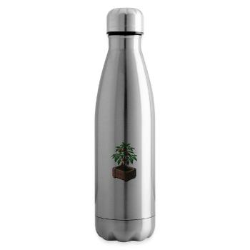 Tomato plant in pot - Insulated Water Bottle - silver - Right