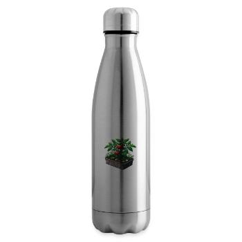 Tomato plant in pot - Insulated Water Bottle - silver - Right