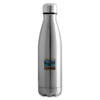 Maho Beach St. Maarten - Insulated Water Bottle - silver - Right