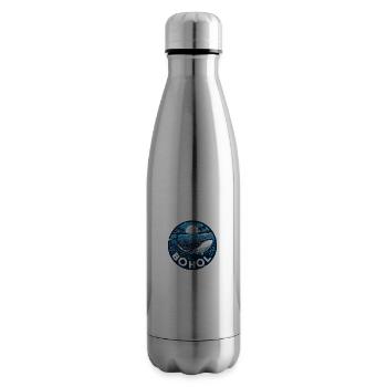 Requin-baleine de Bohol - Bouteille isotherme - argent clair - Droite