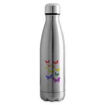 LGBT Pride Butterflies - Isolierflasche - Lightsilver - Rechts