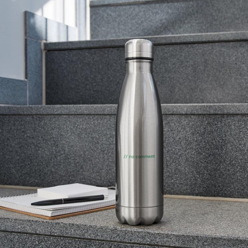 No comment Programming Computer Science Gift Insulated Water Bottle