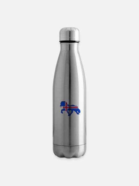 tölter flag iceland - Isolierflasche -