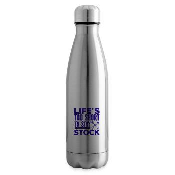 Car Vintage Racing Car Lovers Car Veterans - Insulated Water Bottle - silver - Right