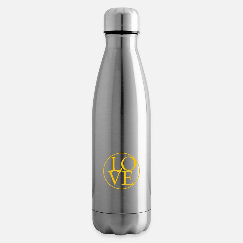 Tout simplement AIMER - Bouteille isotherme - argent clair