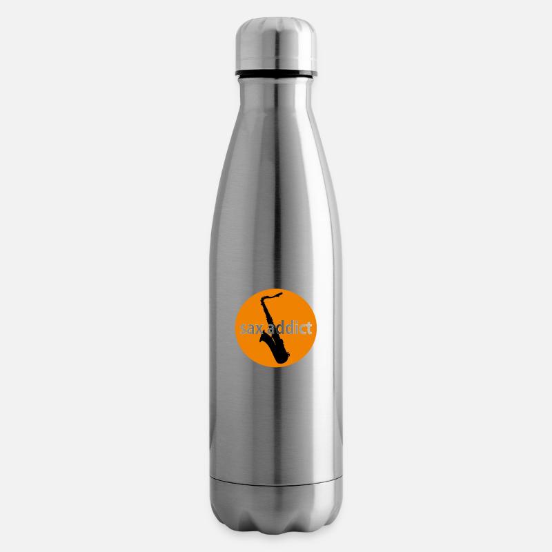 Sax addict - Bouteille isotherme - argent clair