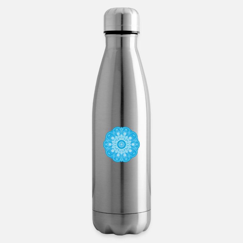 Mandala - Isolierflasche - Lightsilver