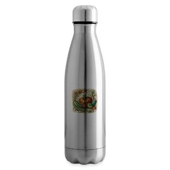 Composition de légumes Art nouveau - Bouteille isotherme - argent clair - Droite