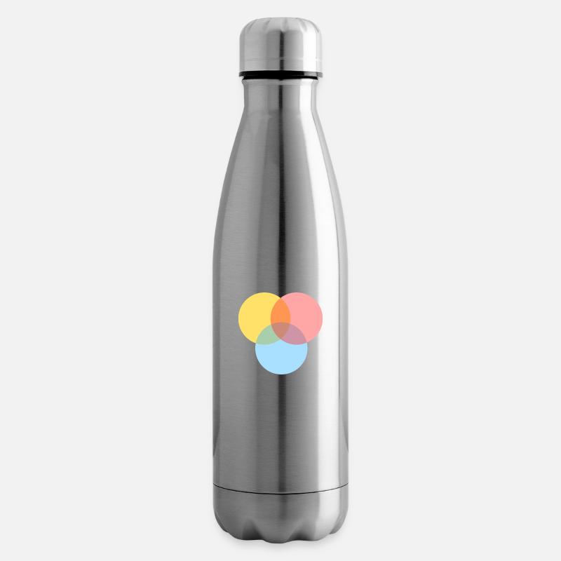 Basic colors - Insulated Water Bottle - silver