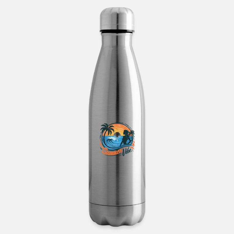 Sommer & Sonne - Isolierflasche - Lightsilver