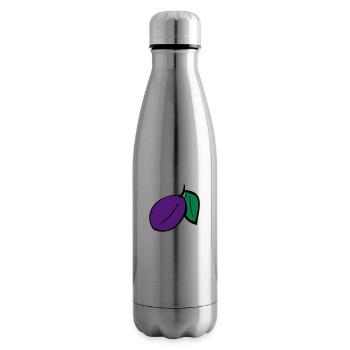 Plum - Insulated Water Bottle - silver - Right