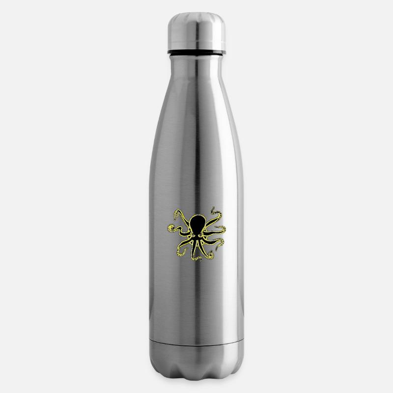 NEON OCTOPUS - Isolierflasche - Lightsilver