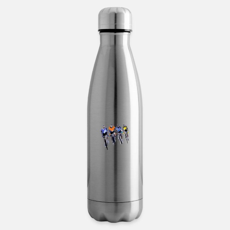 Radfahrer - Isolierflasche - Lightsilver