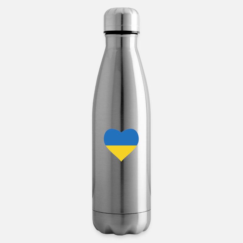 Ukraine - Isolierflasche - Lightsilver