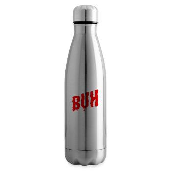 A spooky buh in red for halloween - Insulated Water Bottle - silver - Right