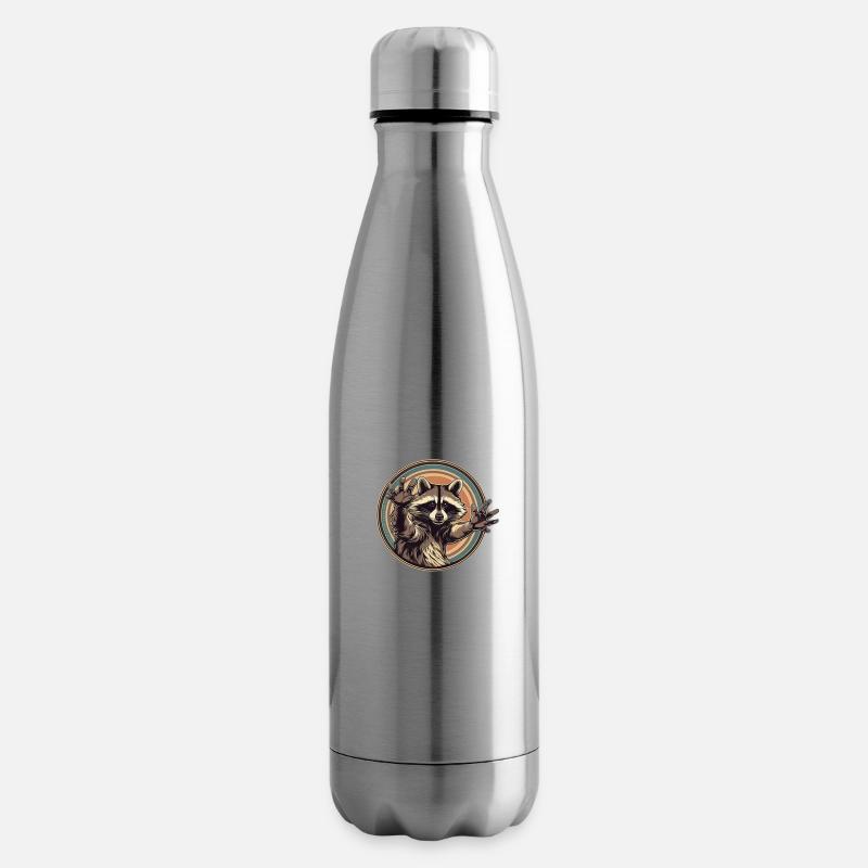 Raccoon - Isolierflasche - Lightsilver