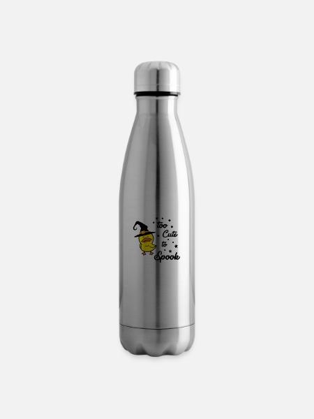 Trop mignon pour effrayer 02 - Bouteille isotherme - argent clair