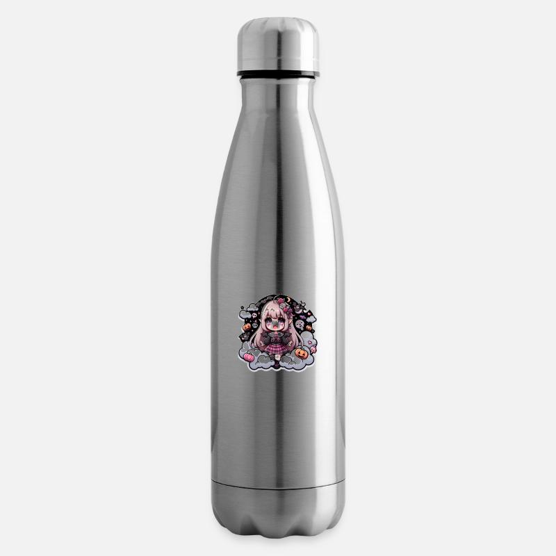 Anime Vampir Mädchen - Isolierflasche - Lightsilver