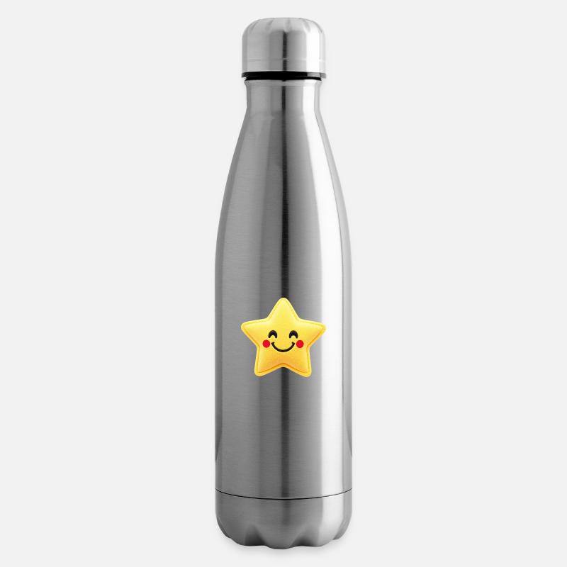 Süßer Stern - Gelb - Isolierflasche - Lightsilver