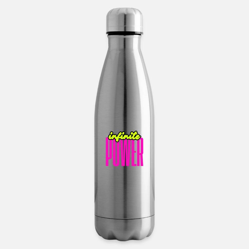 infinitepower - Isolierflasche - Lightsilver