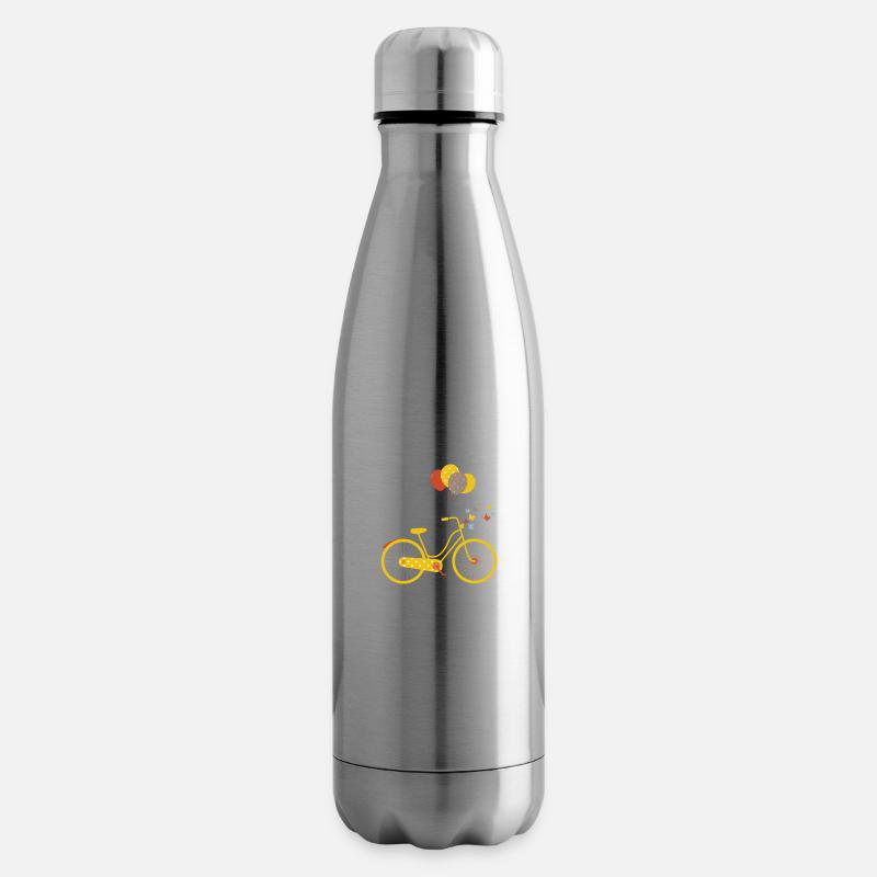 vélo - Bouteille isotherme - argent clair