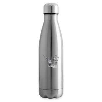 Deer and doe - Insulated Water Bottle - silver - Right