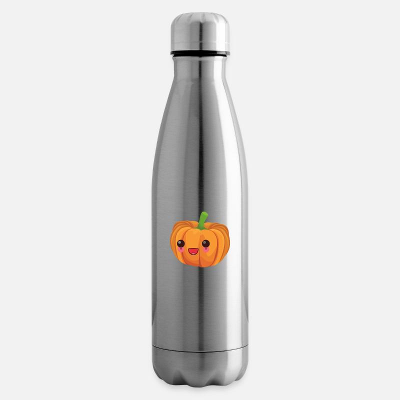 Happy Kürbis - Isolierflasche - Lightsilver