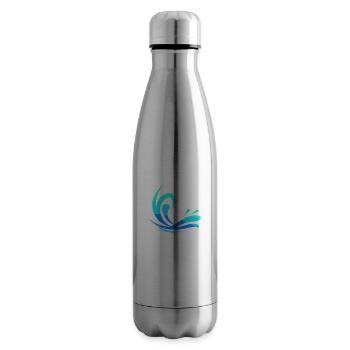 Eau - Bouteille isotherme - argent clair - Droite