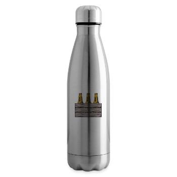 Caisse à bière - Bouteille isotherme - argent clair - Droite