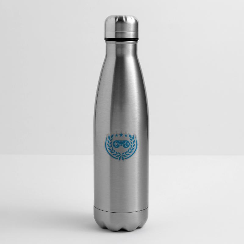 Controller Retro Sterne Lorbeerkranz Isolierflasche