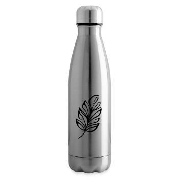 Leaf Ecology - Insulated Water Bottle - silver - Right