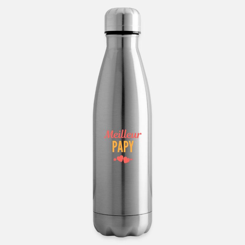 Meilleur Papy - Bouteille isotherme - argent clair
