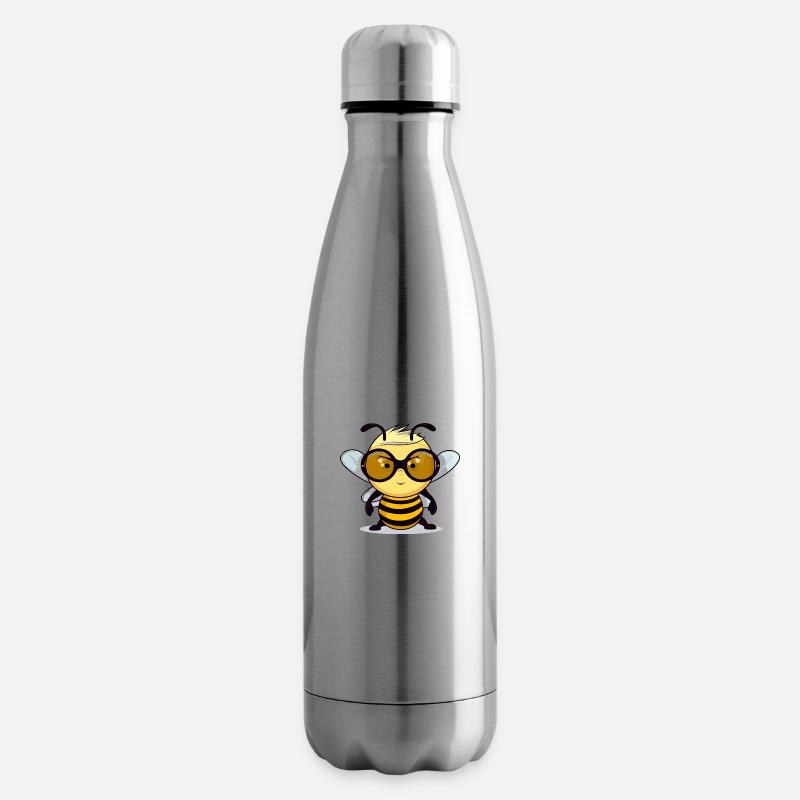 Biene Liko - Isolierflasche - Lightsilver