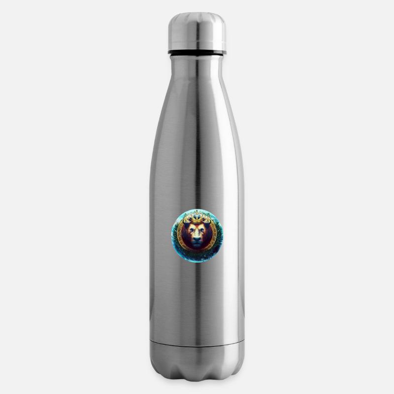 Crypto-monnaie Bull - Bouteille isotherme - argent clair