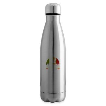 1966 Vintage Birthday Legend Gift - Insulated Water Bottle - silver - Right
