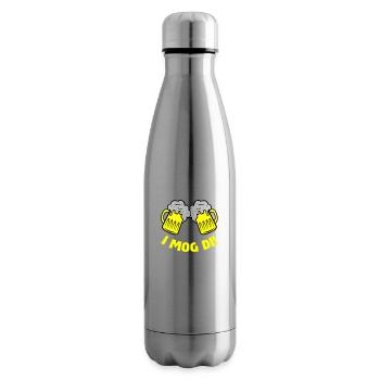 bier i mog di - Isolierflasche - Lightsilver - Rechts