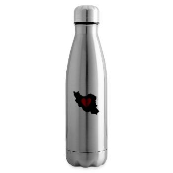 Iran Persien Liebe Herz - Isolierflasche - Lightsilver - Rechts