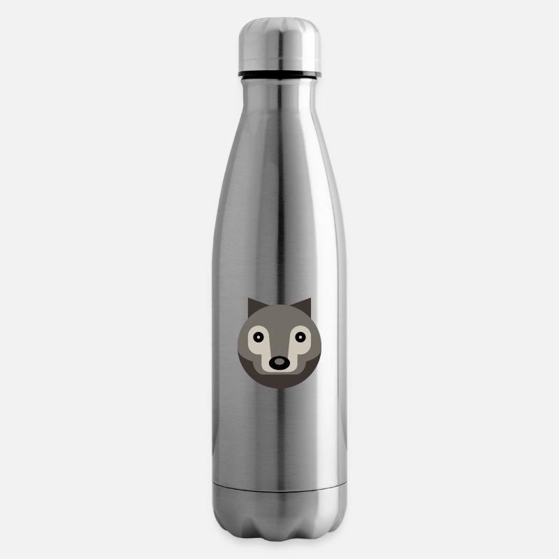 Wolf - Isolierflasche - Lightsilver