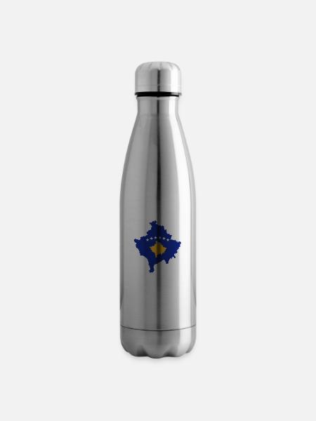 kosovo - Isolierflasche - Lightsilver
