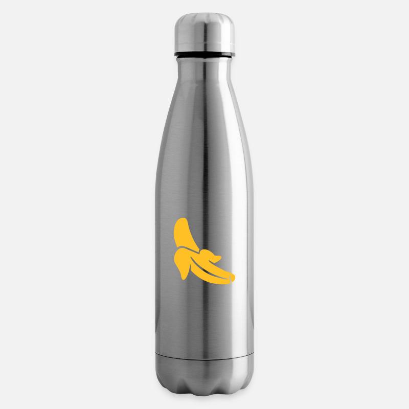 Banane - Bouteille isotherme - argent clair