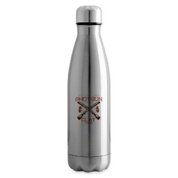 If It Involves Shotgun Shells & Shattered Clay I'm - Insulated Water Bottle - silver - Right