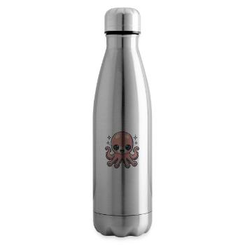 Octopus Lover - Insulated Water Bottle - silver - Right