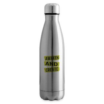 gift idea enlightenment quotes - Isolierflasche - Lightsilver - Rechts